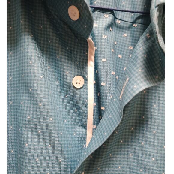 Preowned Circle of Gentlemen Button Down Dress Shirt - Size 16.5 / 42 Blue - Picture 8 of 16